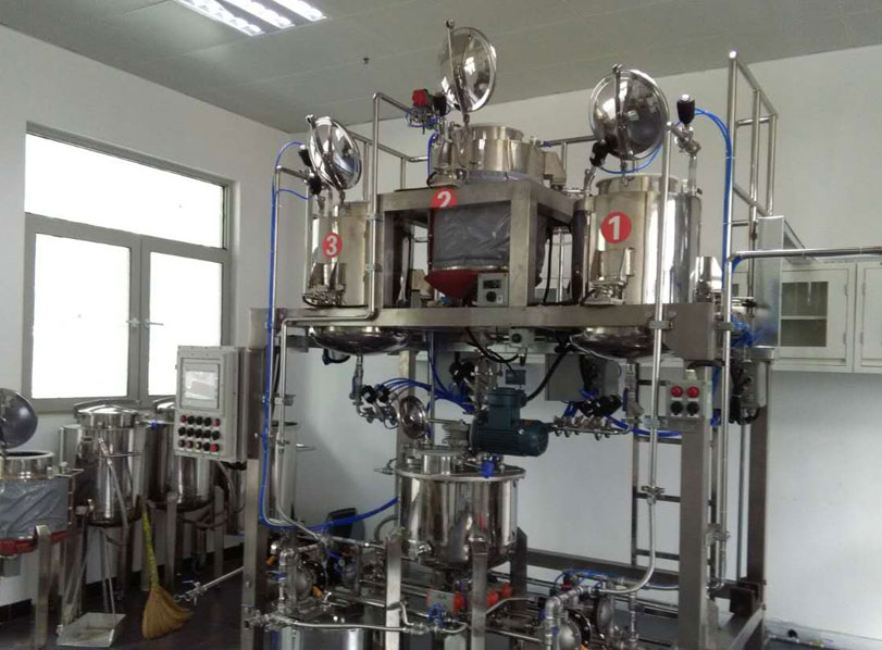 邢臺某新材料公司-玻璃涂料配料生產線！